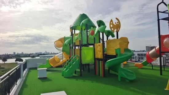 Juego Infantil カスタマイズされた屋外遊具、子供用大型プラスチック スライド